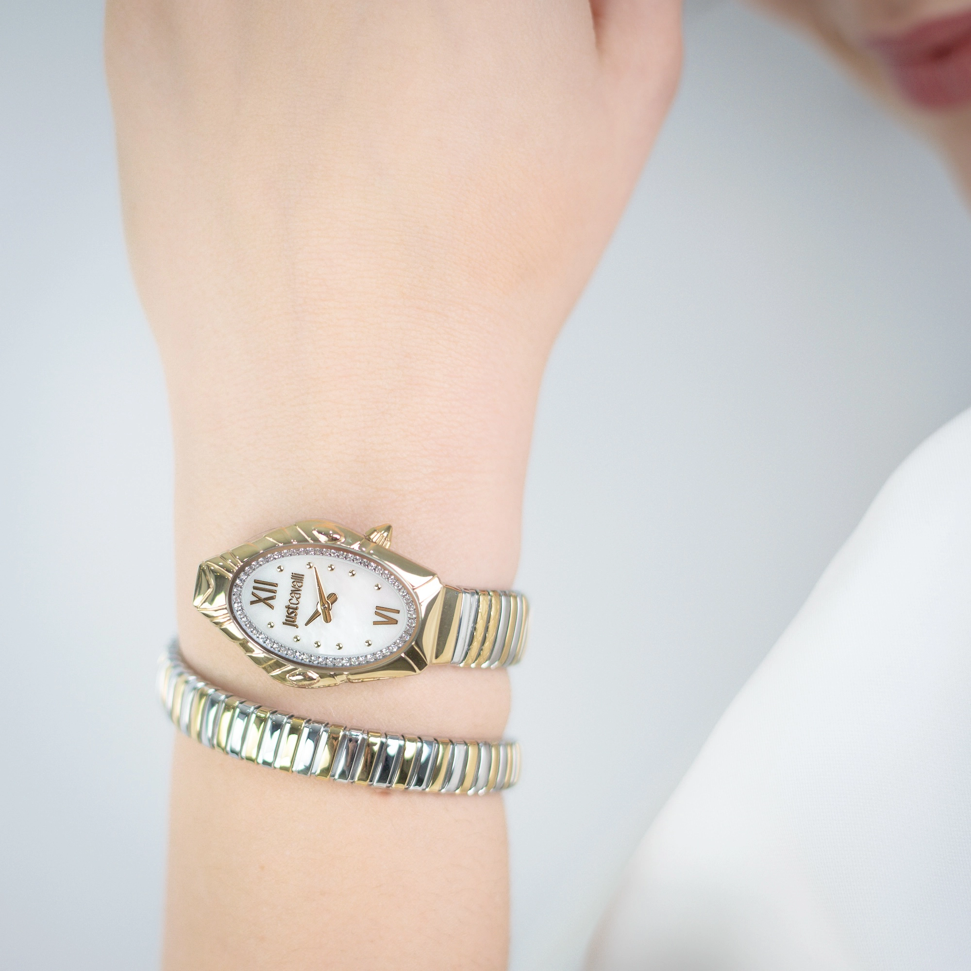 Just Cavalli Signature Snake JC1L357 Lirica JC1L357M0055 weared watch image