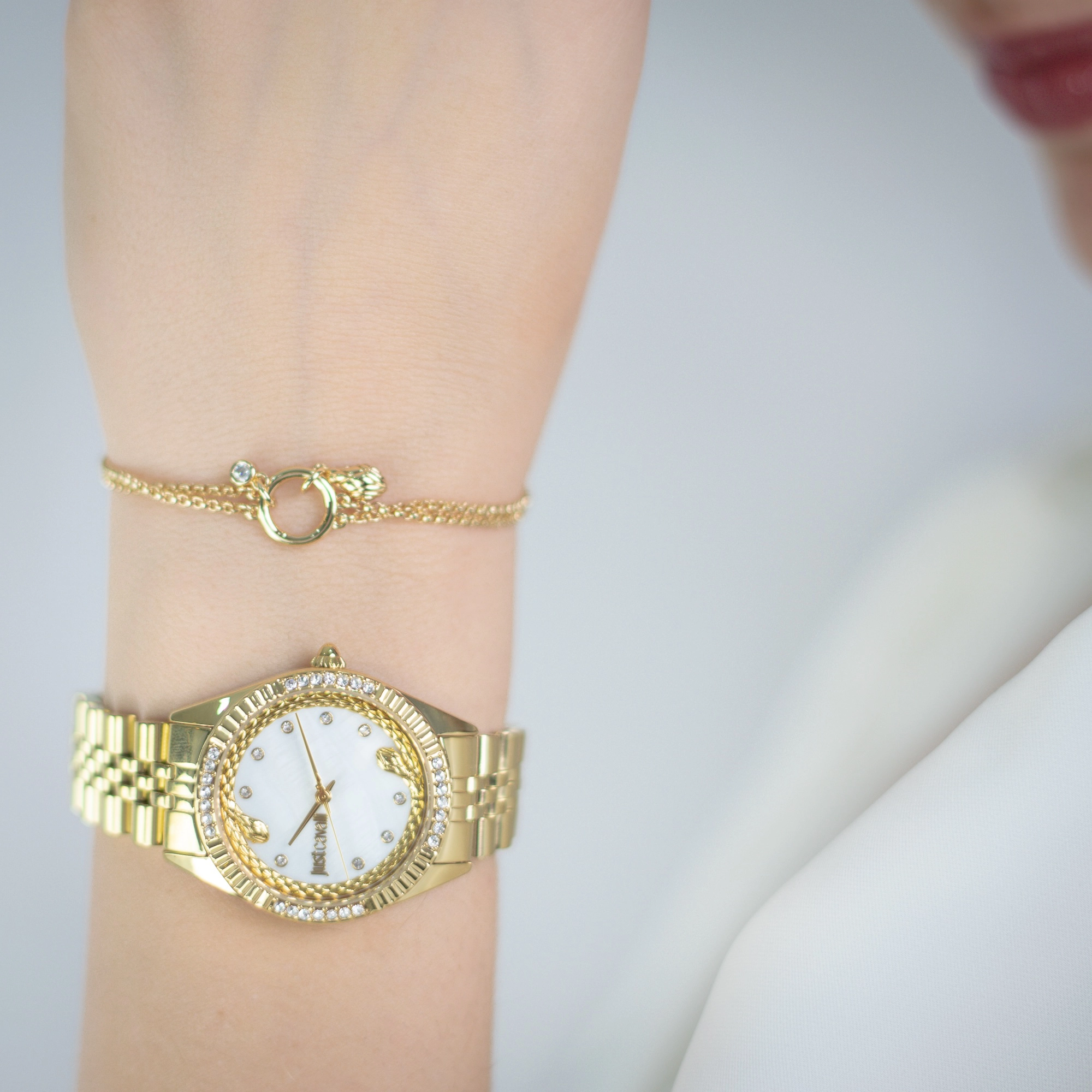 Just Cavalli SET JC1L361 Vittoria Glam JC1L361M0055 weared watch image
