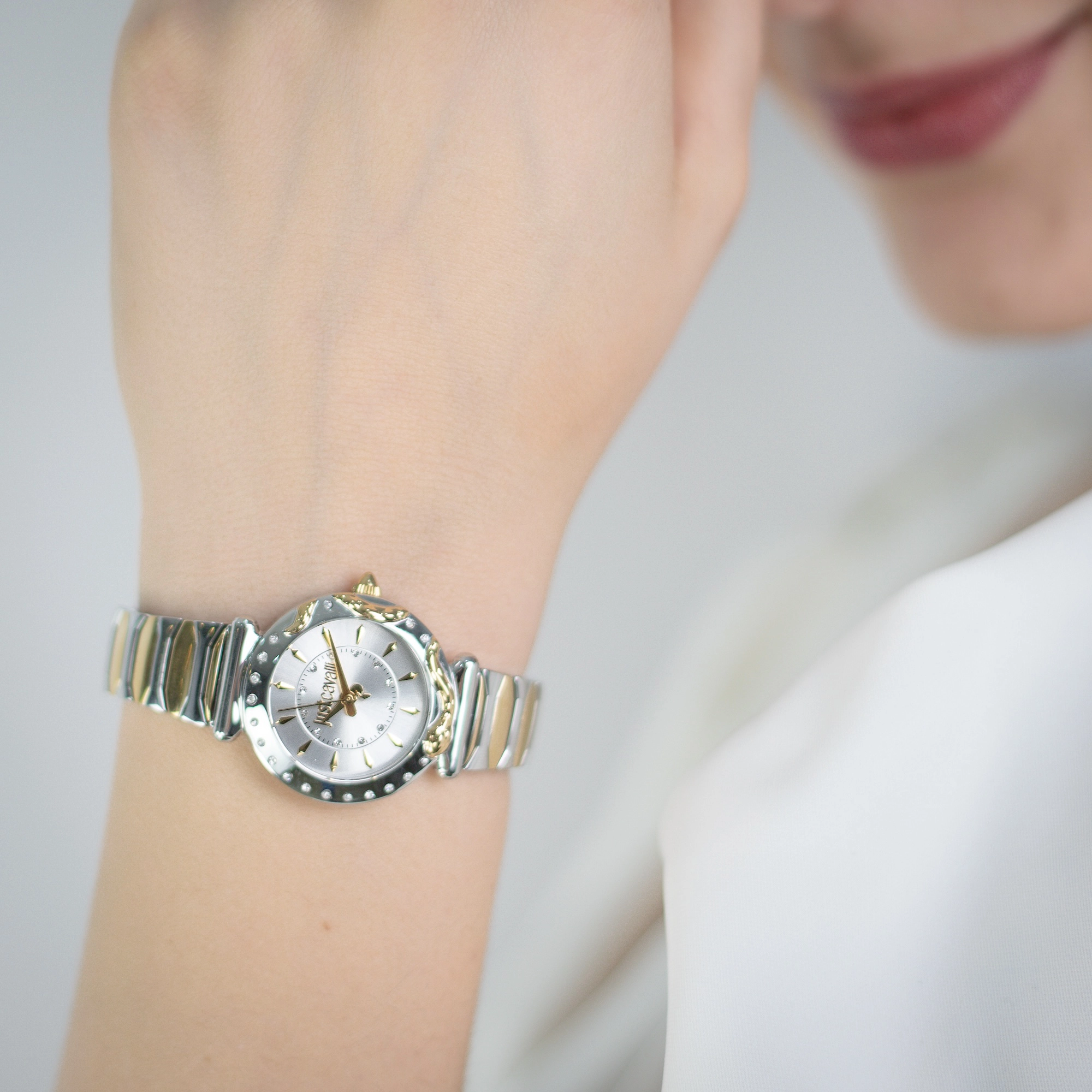 Just Cavalli Animalier JC1L363 Stella Snake JC1L363M0065 weared watch image