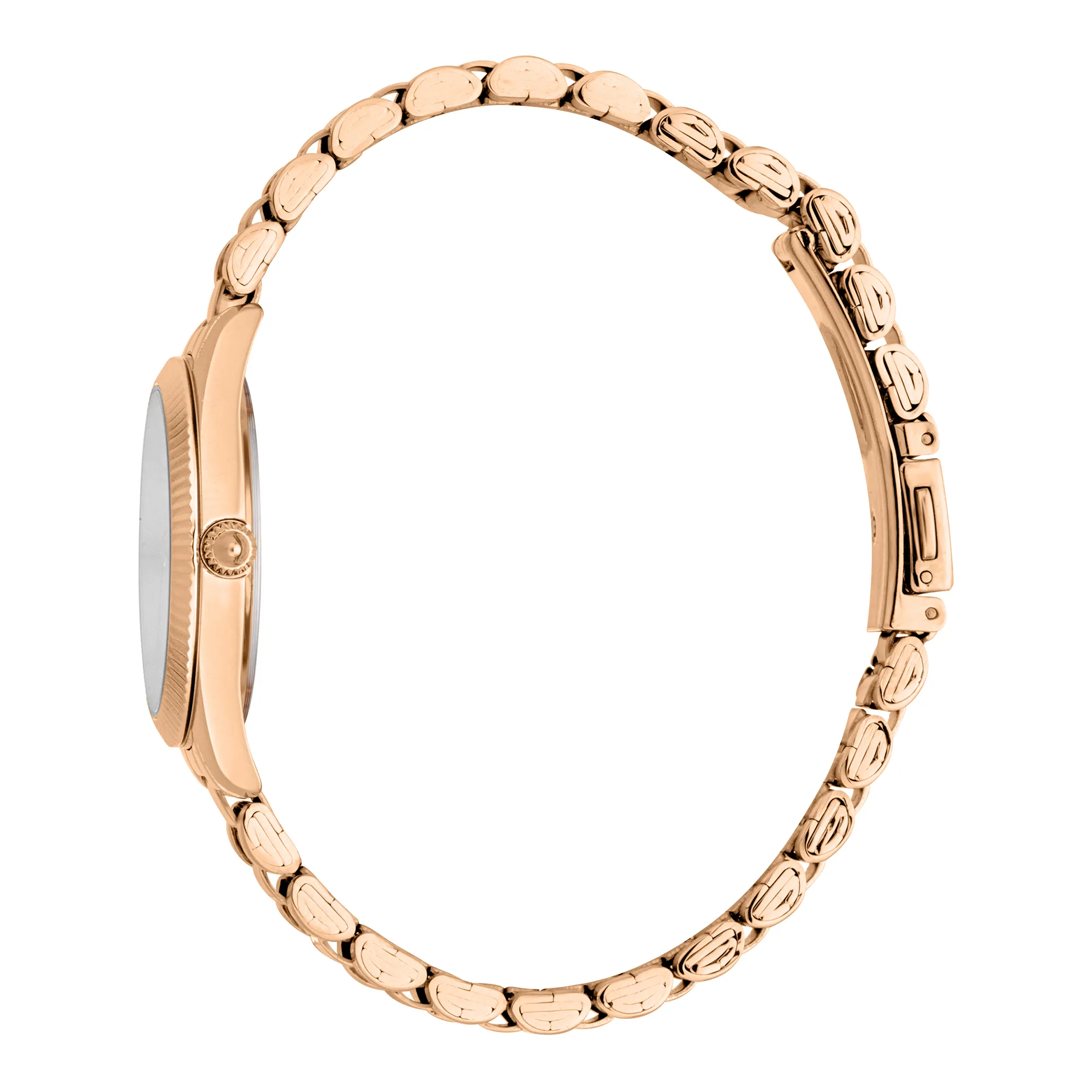Just Cavalli Glam Chic Pacentro Ladies Fashion Watch - Yellow Gold Silver Grey JC1L267M0075 video360