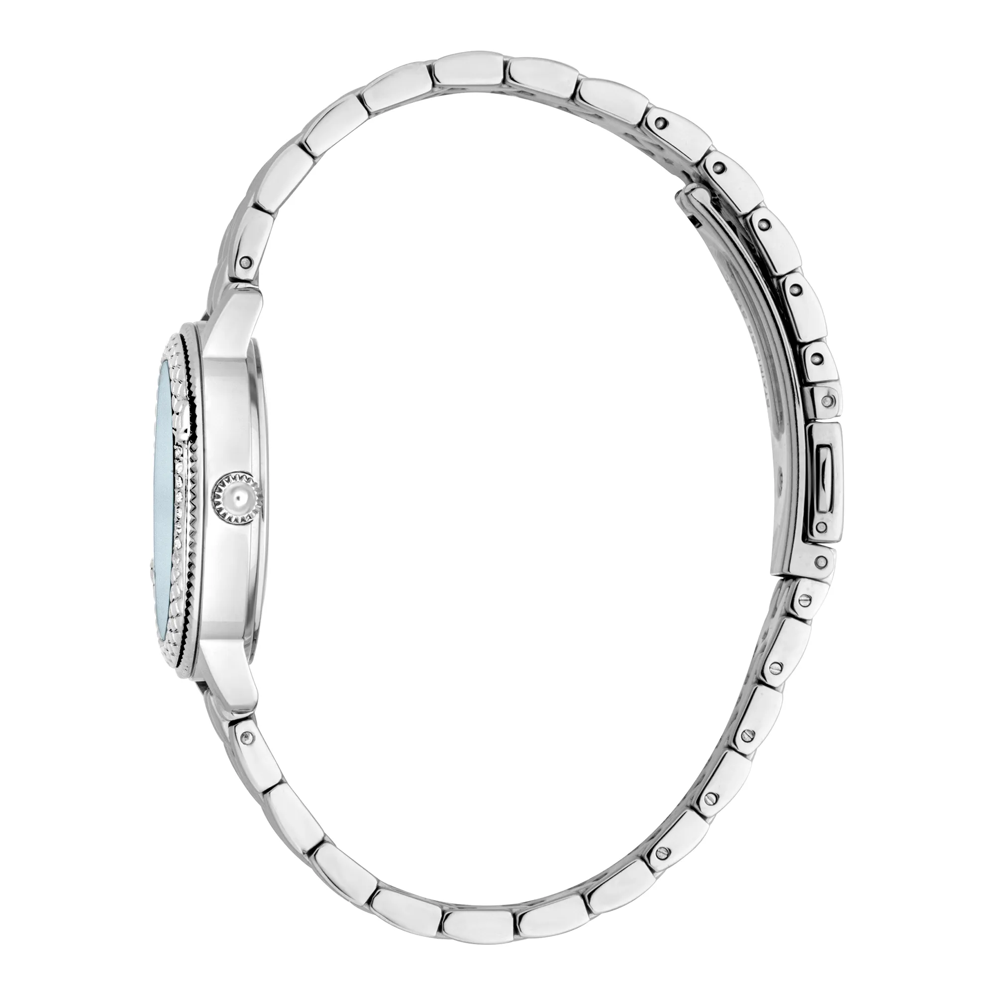 Just Cavalli Signature Snake Viperized Ladies Fashion Watch - Silver Grey Light Blue JC1L276M0045 video360