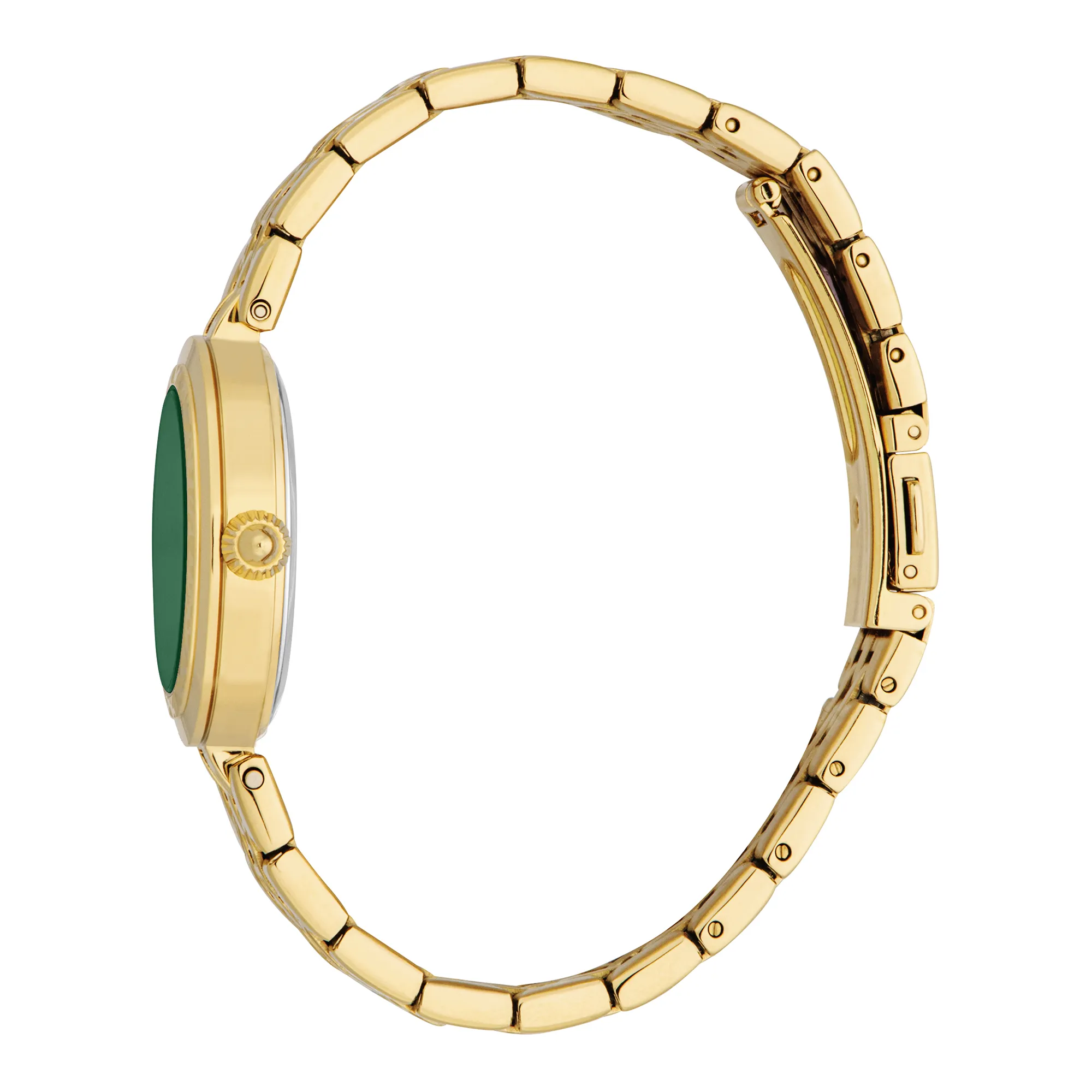 Just Cavalli Animalier Preziosa Ladies Fashion Watch - Yellow Gold Bottle Green JC1L314M0065 video360
