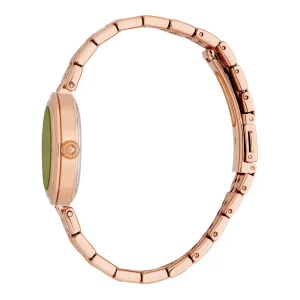 Just Cavalli Animalier Preziosa Ladies Fashion Watch - Rose Gold Olive Green JC1L314M0075 video360