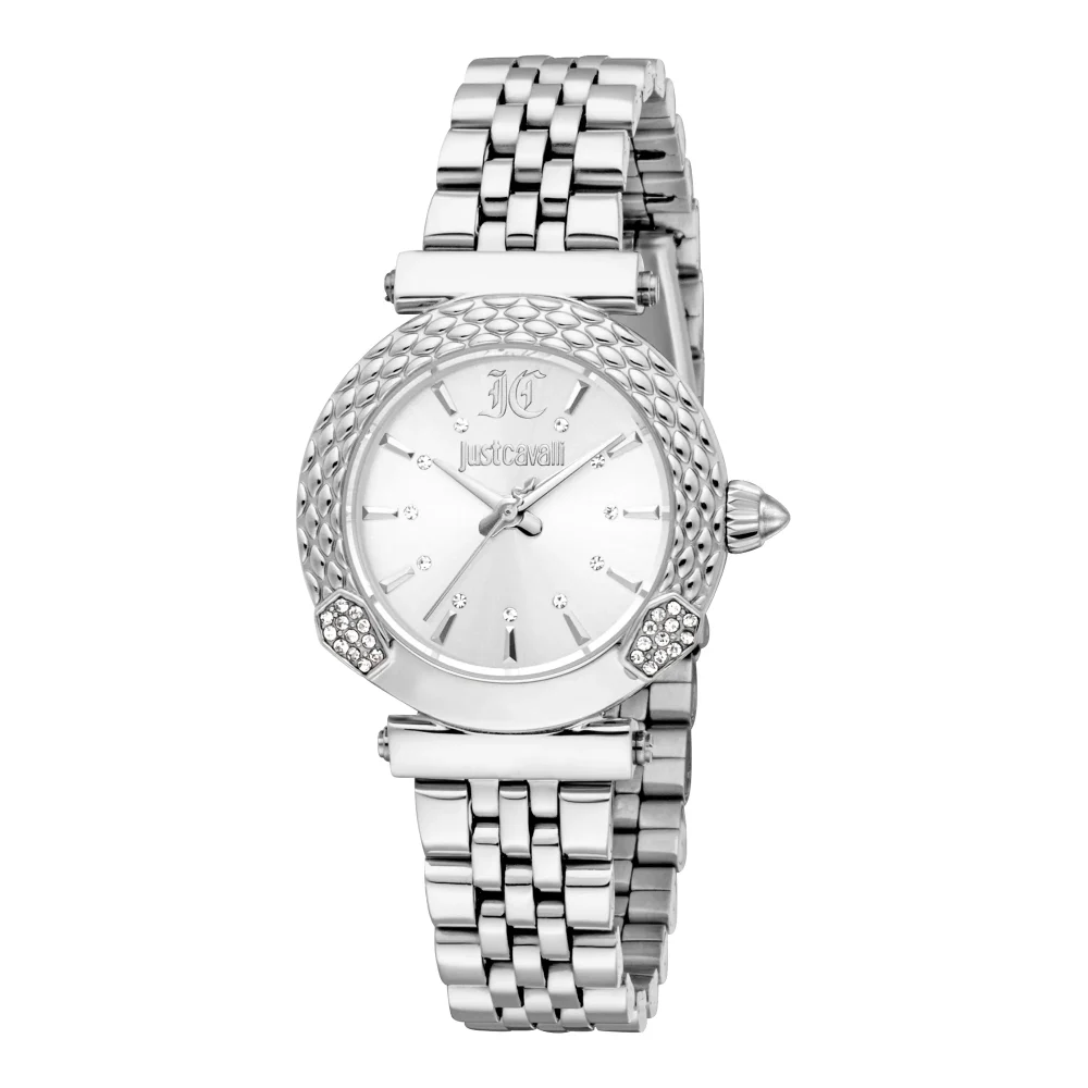 Just Cavalli Animalier Mistero Snake Ladies Fashion Watch - Silver JC1L332M0335 main image