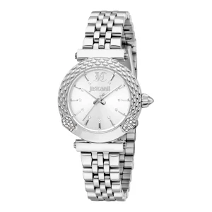 Just Cavalli Animalier Mistero Snake Ladies Fashion Watch - Silver JC1L332M0335 main image