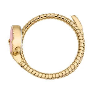 Just Cavalli Signature Snake Radiosa Ladies Fashion Watch - Yellow Gold  Red JC1L350M0035 video360