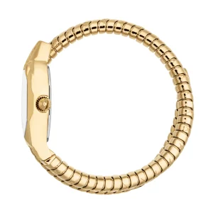 Just Cavalli Signature Snake Aria Ladies Fashion Watch - Yellow Gold Silver JC1L369M0035 video360