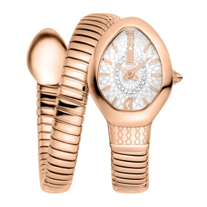 Just Cavalli Signature Snake Eclisse Ladies Fashion Watch - Rose Gold Silver JC1L371M0045 main image