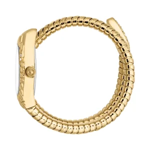 Just Cavalli Signature Snake Vetra Ladies Fashion Watch - Yellow Gold Silver JC1L373M0025 video360