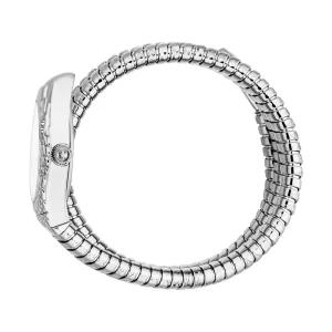 Just Cavalli Signature Snake Aurela Ladies Fashion Watch - Silver JC1L374M0015 video360