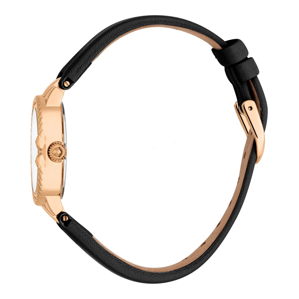 Just Cavalli Animalier Primavera Snake Ladies Fashion Watch - Leather Black JC1L378L0025 video360