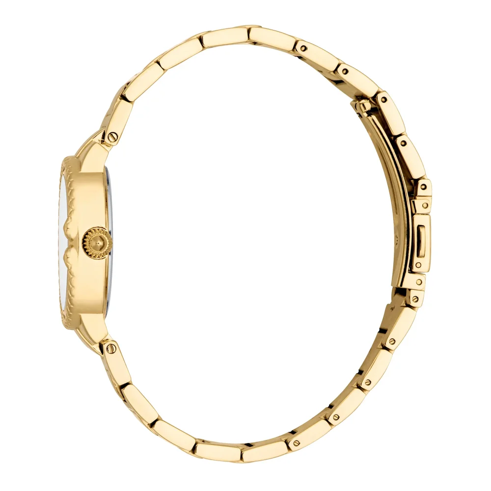 Just Cavalli Animalier Primavera Snake Ladies Fashion Watch - Yellow Gold Silver JC1L378M0045 video360