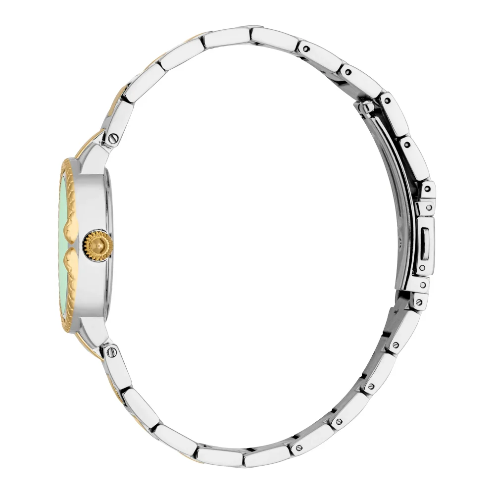 Just Cavalli Animalier Primavera Snake Ladies Fashion Watch - Two Tones YG Green JC1L378M0075 video360
