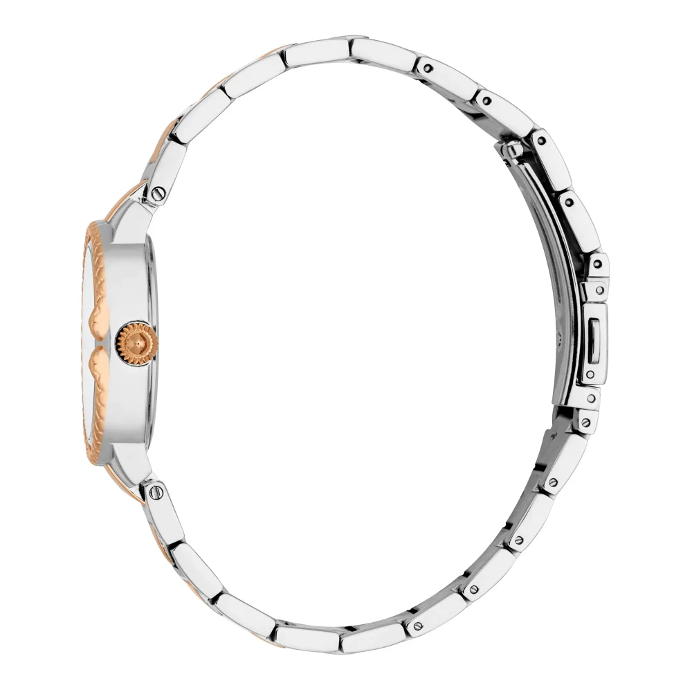 Just Cavalli Animalier Primavera Snake Ladies Fashion Watch - Two Tones RG Silver JC1L378M0085 video360