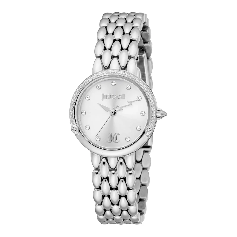 Just Cavalli Animalier Rosa Snake Ladies Fashion Watch - Silver JC1L379M0015 main image