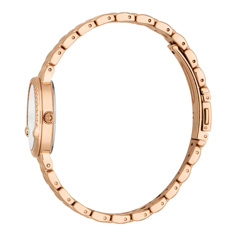 Just Cavalli Animalier Rosa Snake Ladies Fashion Watch - Rose Gold Silver JC1L379M0045 video360