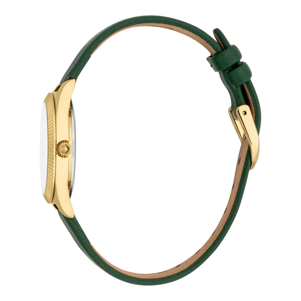 Just Cavalli Animalier Amabile Ladies Fashion Watch - Leather Green Silver JC1L388L0025 video360