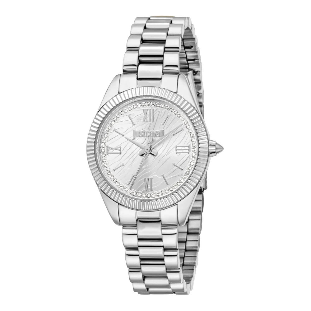 Just Cavalli Animalier Amabile Ladies Fashion Watch - Silver Grey JC1L388M0045 main image