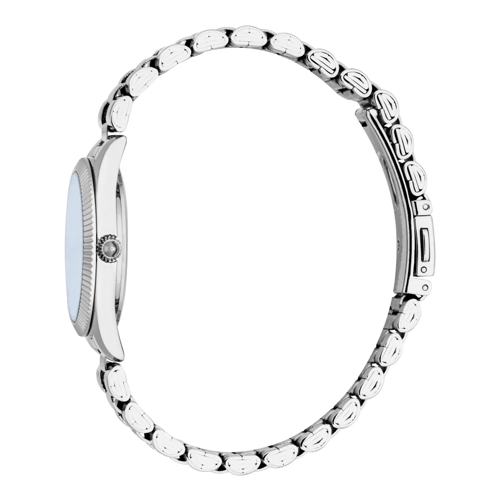 Just Cavalli Animalier Amabile Ladies Fashion Watch - Silver Blue JC1L388M0055 video360